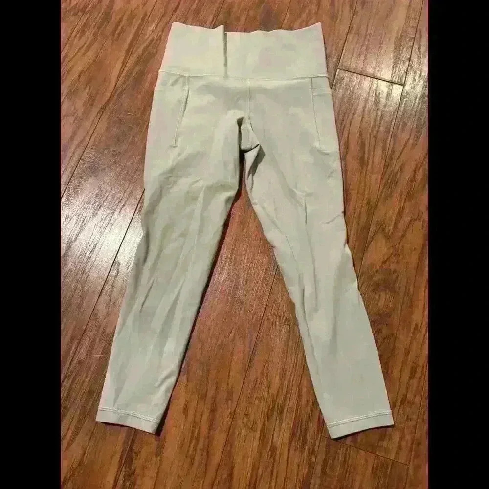 Athleta Salutation Stash High Rise Leggins Womens Size XS Sage